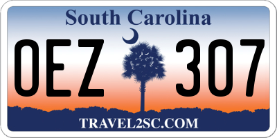 SC license plate OEZ307
