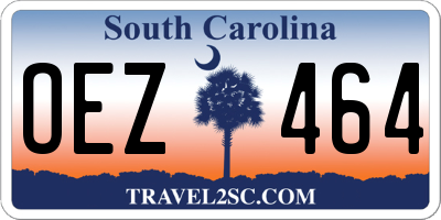 SC license plate OEZ464