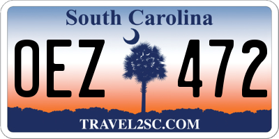 SC license plate OEZ472