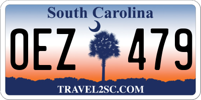 SC license plate OEZ479