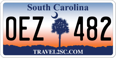 SC license plate OEZ482