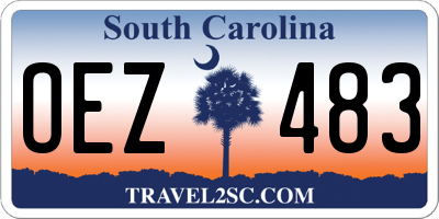 SC license plate OEZ483