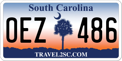 SC license plate OEZ486