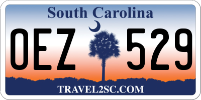 SC license plate OEZ529