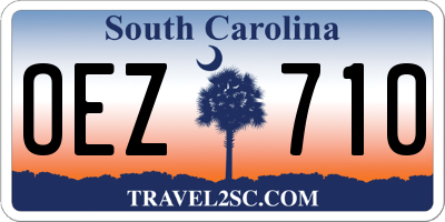 SC license plate OEZ710