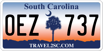 SC license plate OEZ737