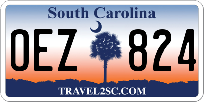SC license plate OEZ824