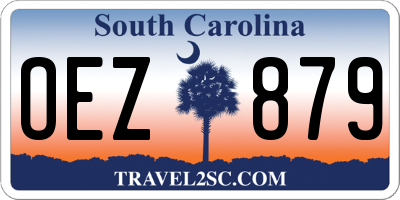 SC license plate OEZ879