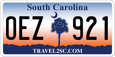 SC license plate OEZ921