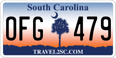 SC license plate OFG479