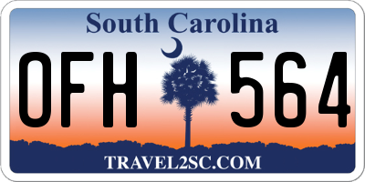 SC license plate OFH564
