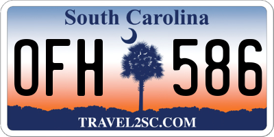 SC license plate OFH586