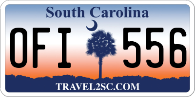 SC license plate OFI556