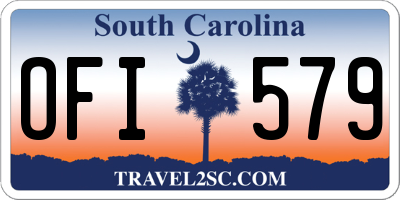 SC license plate OFI579