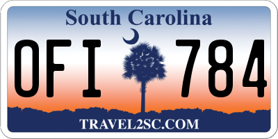 SC license plate OFI784