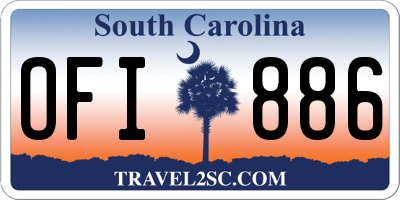 SC license plate OFI886