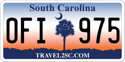 SC license plate OFI975