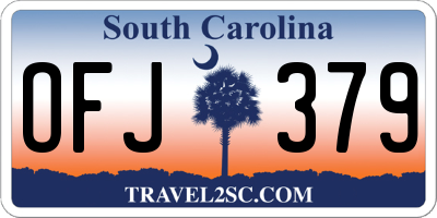 SC license plate OFJ379