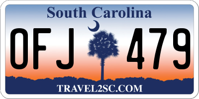 SC license plate OFJ479