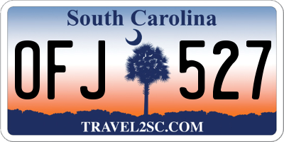 SC license plate OFJ527