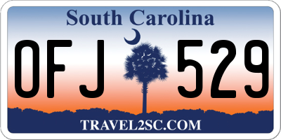 SC license plate OFJ529