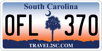 SC license plate OFL370