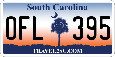 SC license plate OFL395