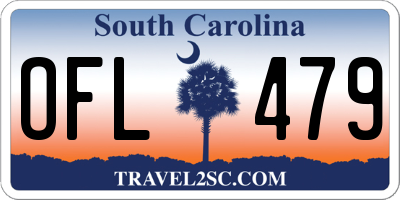 SC license plate OFL479