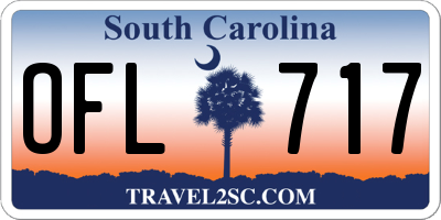SC license plate OFL717