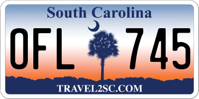 SC license plate OFL745