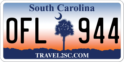 SC license plate OFL944
