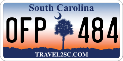 SC license plate OFP484