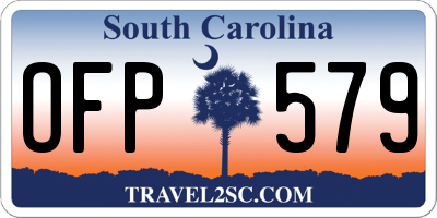 SC license plate OFP579