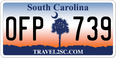 SC license plate OFP739