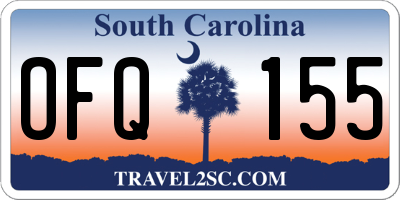 SC license plate OFQ155