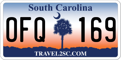 SC license plate OFQ169