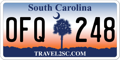 SC license plate OFQ248