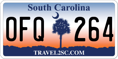 SC license plate OFQ264