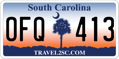 SC license plate OFQ413