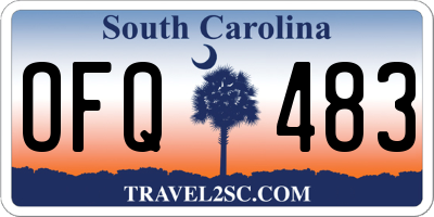 SC license plate OFQ483