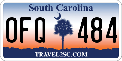 SC license plate OFQ484