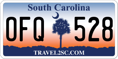 SC license plate OFQ528