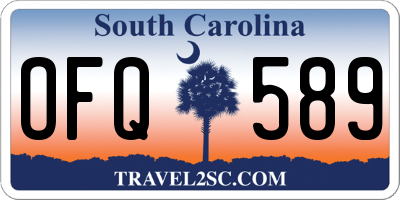 SC license plate OFQ589