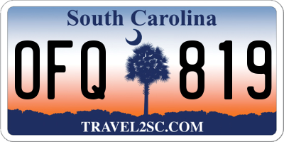 SC license plate OFQ819