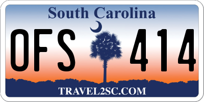 SC license plate OFS414