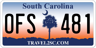 SC license plate OFS481
