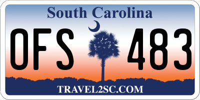 SC license plate OFS483
