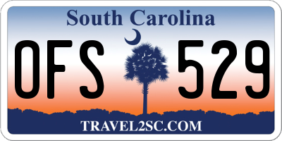 SC license plate OFS529