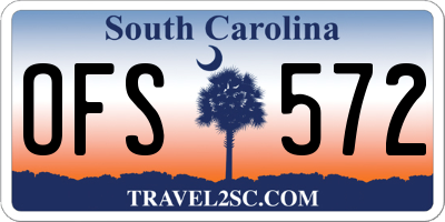 SC license plate OFS572