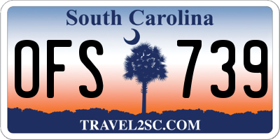 SC license plate OFS739